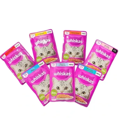 پوچ گربه ویسکاس در سس ۸۵ گرم